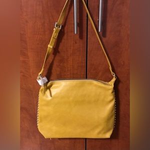 Zara Women Yellow Shoulder Bag!
